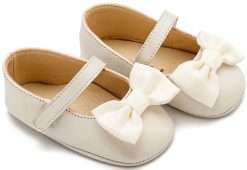 Βαπτιστικό Παπούτσι Micro για Κορίτσι  MI1646 Εκρού