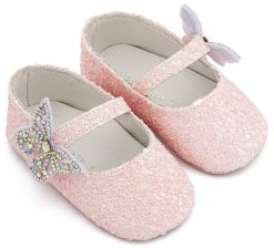 Βαπτιστικό Παπούτσι Micro για Κορίτσι MI1658 Ροζ
