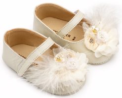 Βαπτιστικό Παπούτσι Micro για Κορίτσι MI1663 Εκρού
