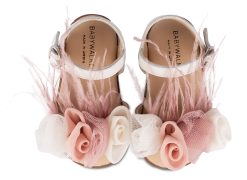 Alternative view of Βαπτιστικό Παπούτσι Primo για Κορίτσι PRI2616 Εκρού Ροζ