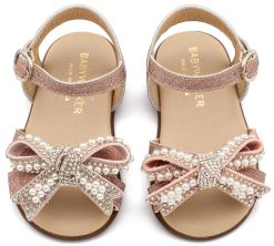 Alternative view of Βαπτιστικό Παπούτσι Primo για Κορίτσι PRI2655 Ροζ Αντικέ