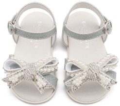 Alternative view of Βαπτιστικό Παπούτσι Primo για Κορίτσι  PRI2655 Ασημί