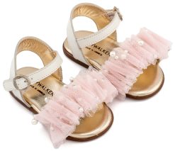 Βαπτιστικό Παπούτσι Primo για Κορίτσι  PRI2656 Εκρού Ροζ