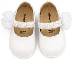 Alternative view of Βαπτιστικό Παπούτσι Primo για Κορίτσι  PRI2657 Εκρού