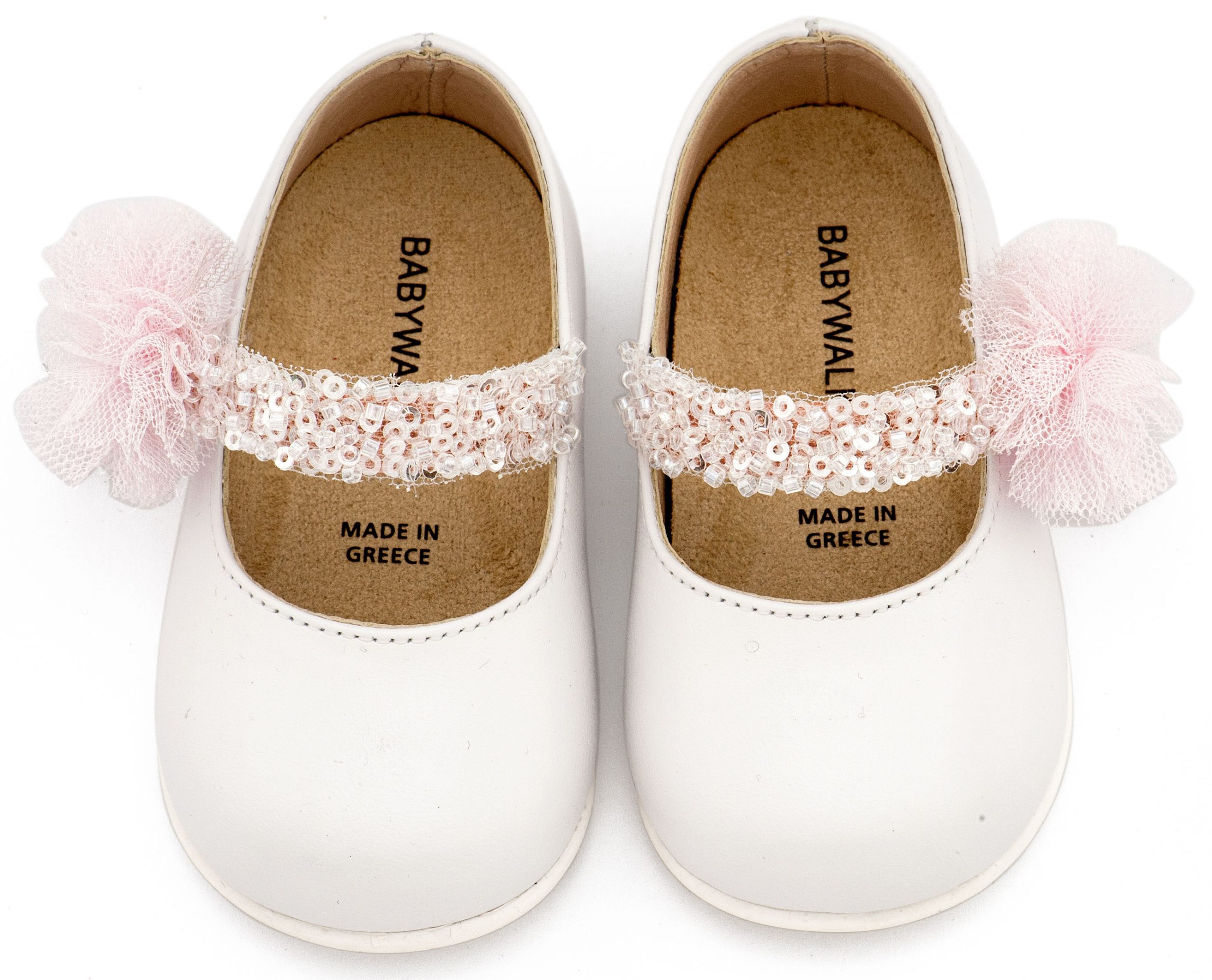 Βαπτιστικό Παπούτσι Primo για Κορίτσι PRI2657 Λευκό Ροζ - Image 2