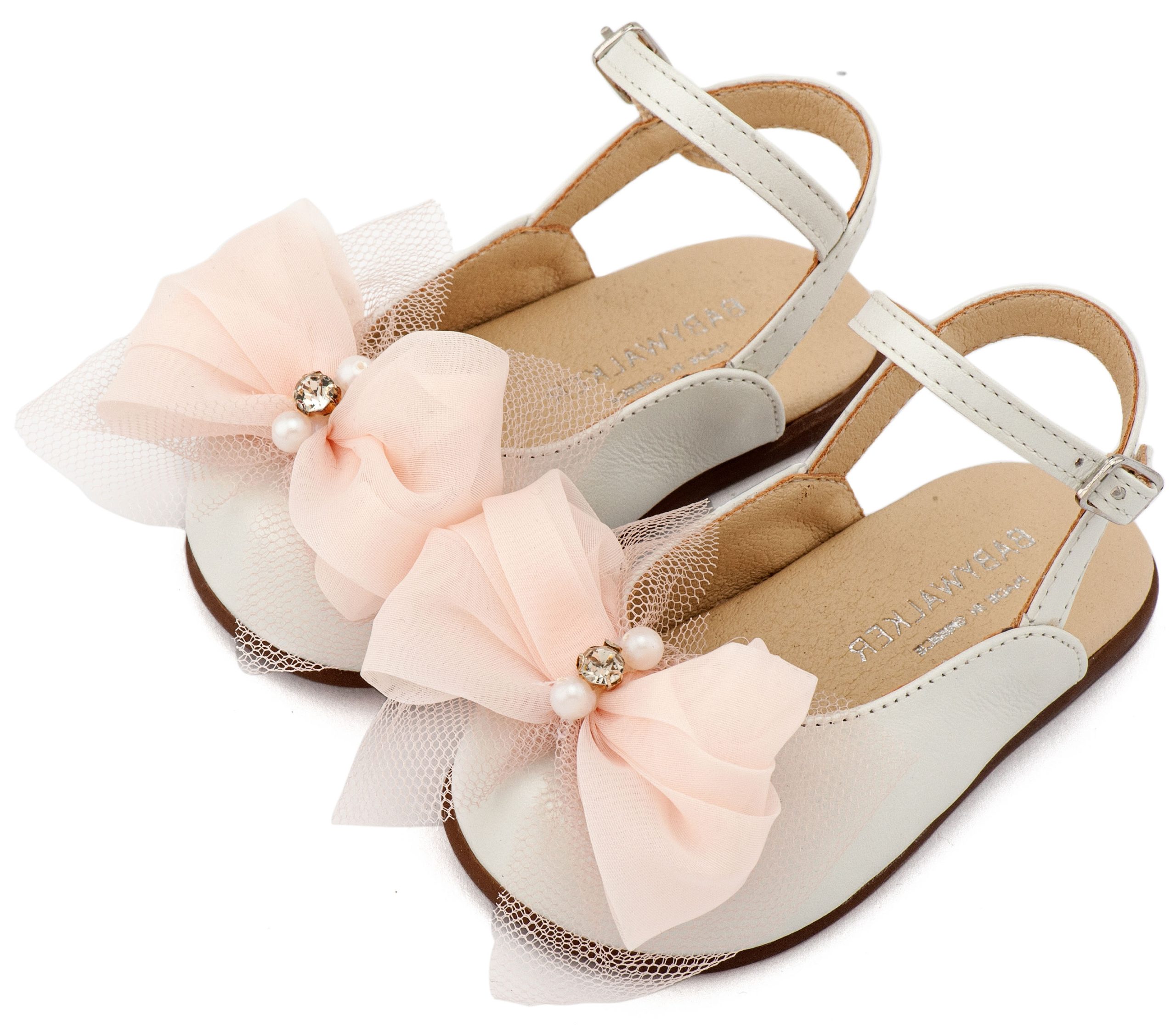 Βαπτιστικό Παπούτσι Primo για Κορίτσι PRI2661 Εκρού Ροζ - Image 3