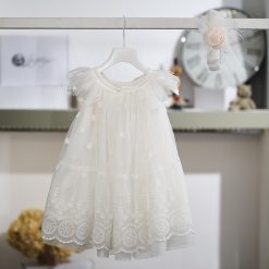 Alternative view of Βαπτιστικό Φόρεμα Κορίτσι La Christine 26K700