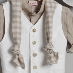 Alternative view of Βαπτιστικό Κουστούμι New Life 3005-1