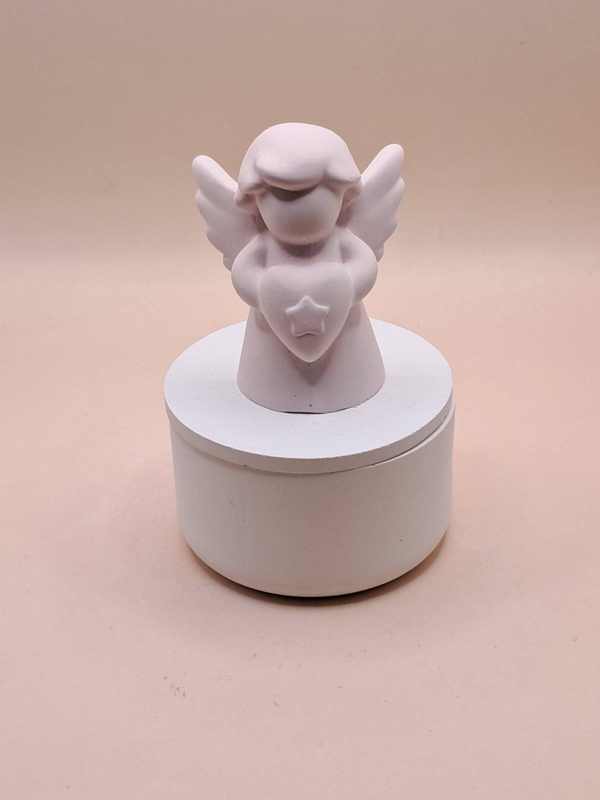 Μπομπονιέρα Βάπτισης Mπιζουτιέρα Αγγελάκι HM/1978