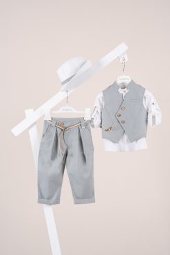 Βαπτιστικό κοστούμι Piccolino Enrique σε χρώμα Teal AG25S80