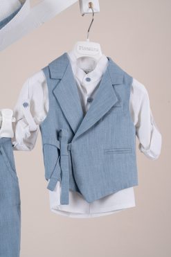 Alternative view of Βαπτιστικό κοστούμι Piccolino Fabio σε χρώμα Raf AG26S94