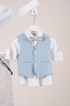 Alternative view of Βαπτιστικό κοστούμι Piccolino Stefano σε χρώμα Sand AG26S97