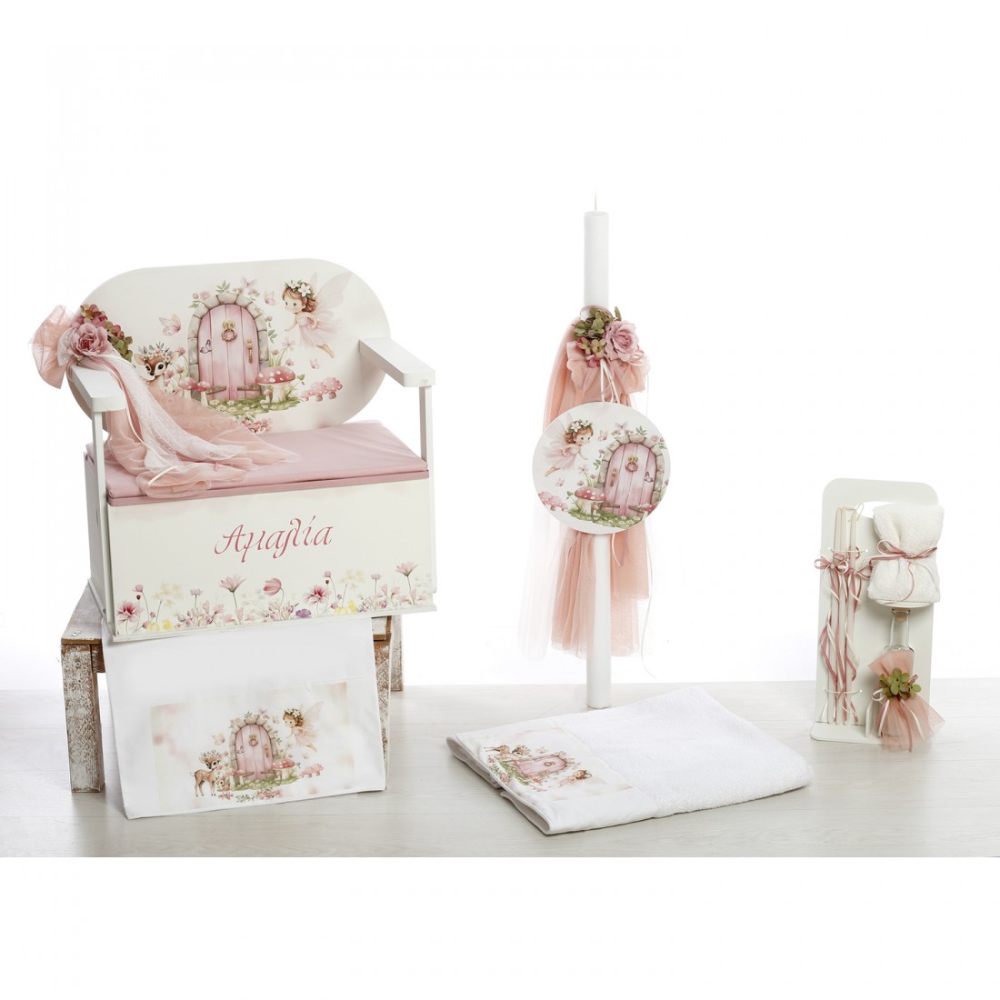 Σετ Βάπτισης Παγκάκι "Woodland Fairy Magic" 2618
