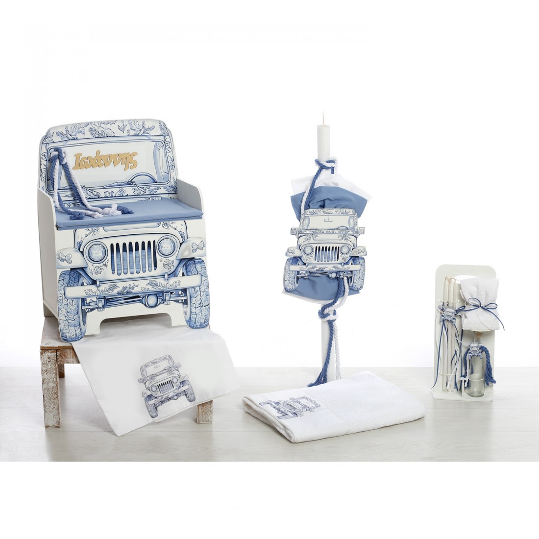 Σετ Βάπτισης Παγκάκι "Signature Blue Adventure" 2620