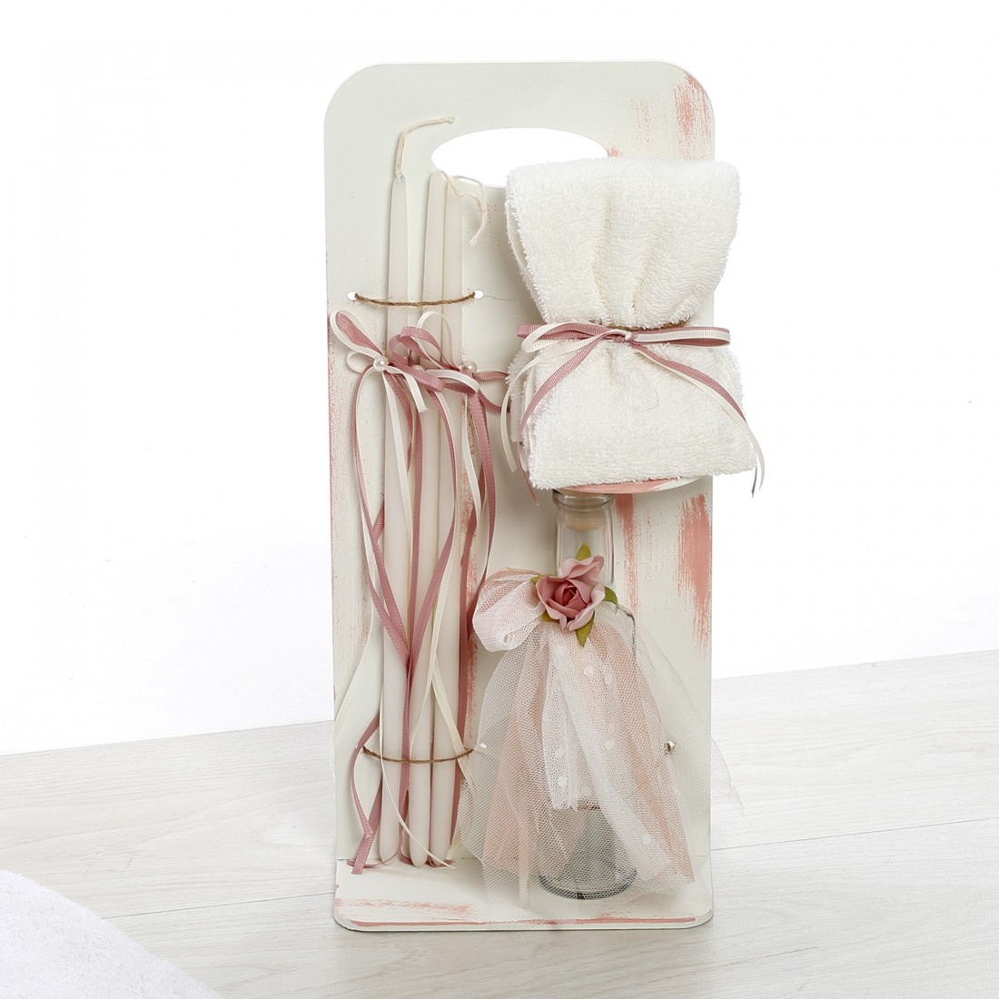 Σετ Βάπτισης Εξάγωνο Κουτί "Pink Bear" 2626 - Image 5