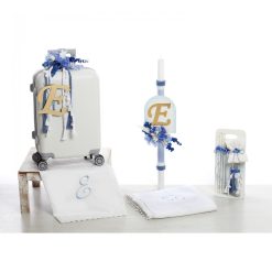 Σετ Βάπτισης Βαλίτσα "Signature Royal Gold" FLORAL 2638