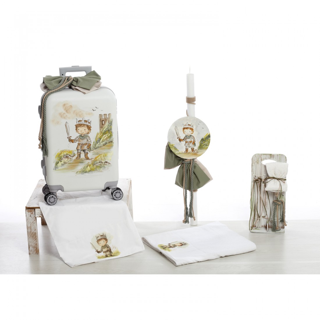 Σετ Βάπτισης Βαλίτσα "Knight's Royal Journey" ( Μικρός Ιππότης )2619