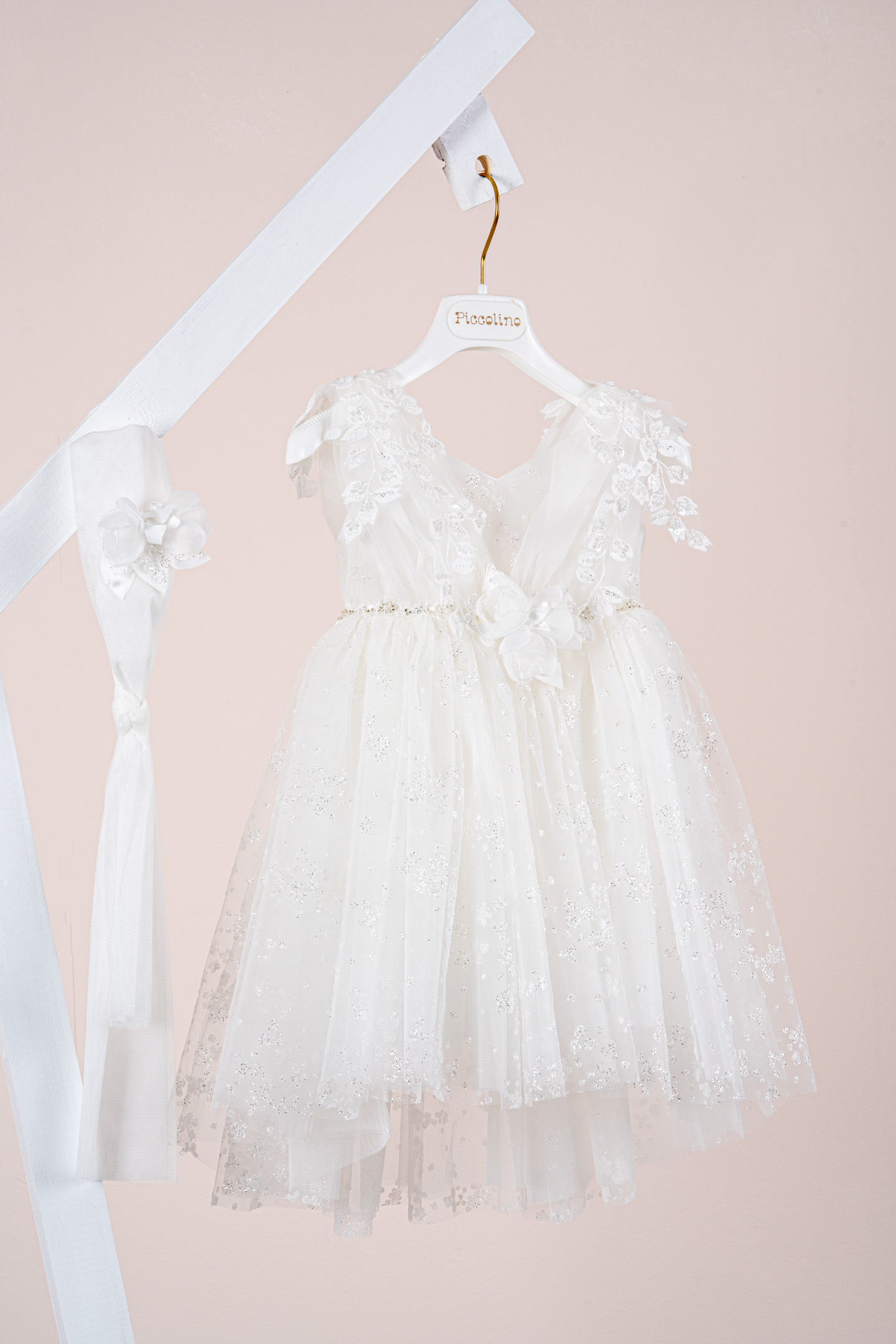 Βαπτιστικό φόρεμα Piccolino Filomena Ivory DR25S158 - Image 2