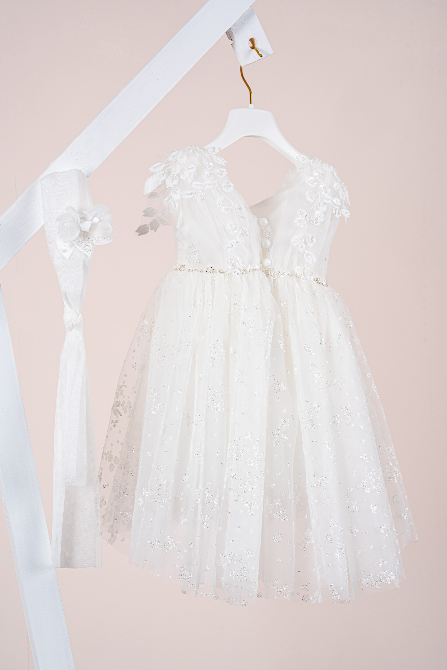 Βαπτιστικό φόρεμα Piccolino Filomena Ivory DR25S158 - Image 3