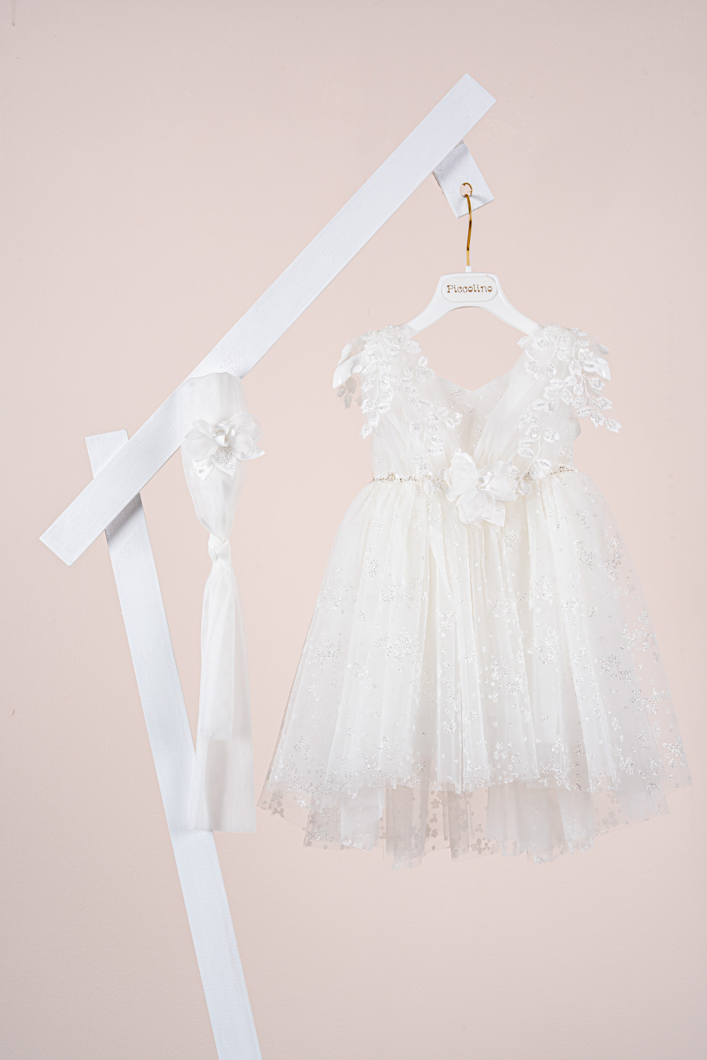 Βαπτιστικό φόρεμα Piccolino Filomena Ivory DR25S158