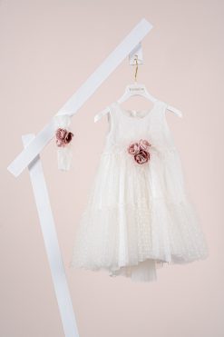 Βαπτιστικό φόρεμα Piccolino Luna Ivory DR26S182