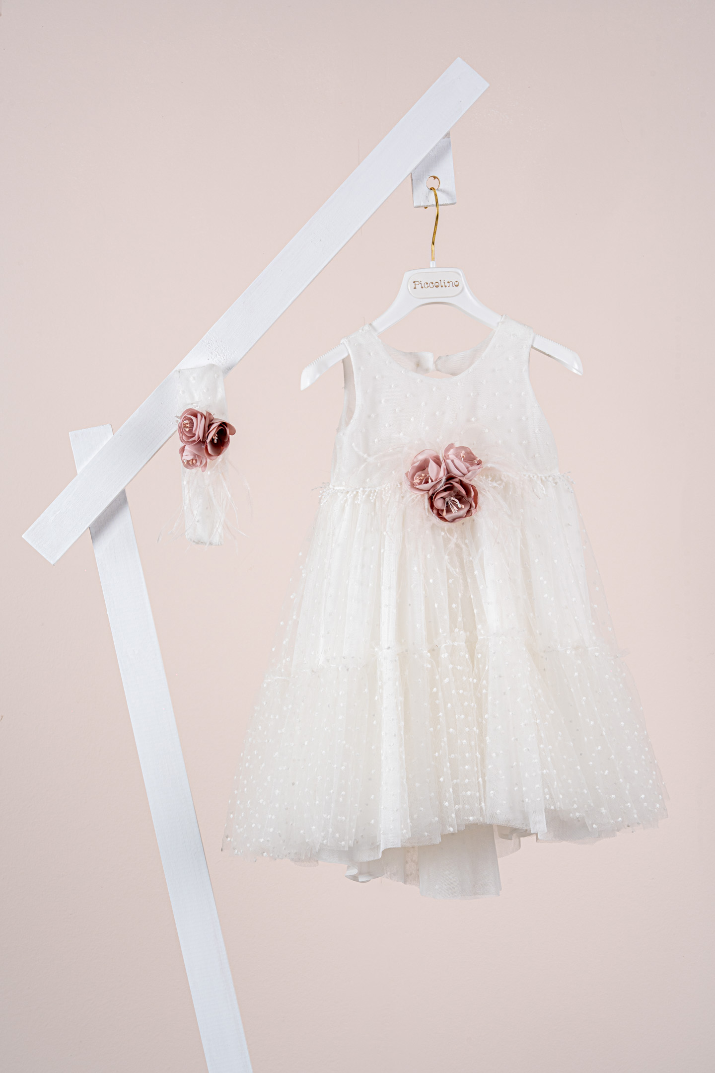 Βαπτιστικό φόρεμα Piccolino Luna Ivory DR26S182