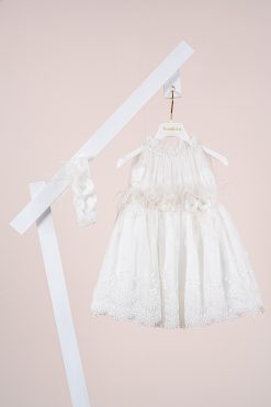 Βαπτιστικό φόρεμα Piccolino Melody Ivory DR26S192