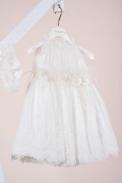 Alternative view of Βαπτιστικό φόρεμα Piccolino Melody Ivory DR26S192