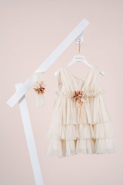 Βαπτιστικό φόρεμα Piccolino Eleanor Gold DR26S194