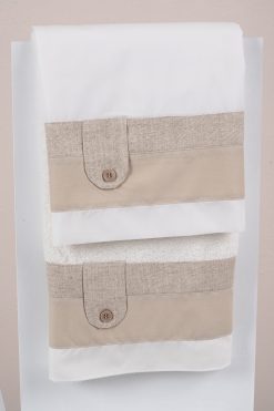 Σετ λαδόπανα Piccolino για αγόρι LA-ALESSIO.BEIGE