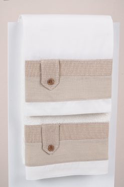 Σετ λαδόπανα Piccolino για αγόρι LA-EMILIO.BEIGE