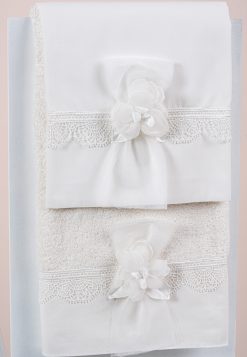 Σετ λαδόπανα Piccolino για κορίτσι LK-ALBA.IVORY