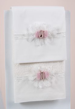 Σετ λαδόπανα Piccolino για κορίτσι LK-FIORELLA.IVORY