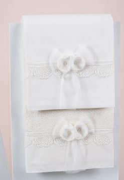 Σετ λαδόπανα Piccolino για κορίτσι LK-MELODY.IVORY