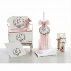 Σετ Βάπτισης Παγκάκι " Floral Unicorn " 26302