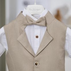 Alternative view of Minimal Βαπτιστικό Σετ Αγόρι La Christine 26A529 Μπεζ Κλασικό