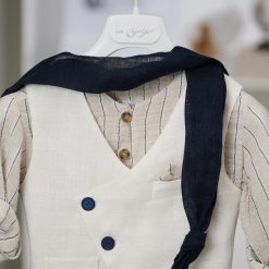 Alternative view of Βαπτιστικό Σύνολο Αγόρι La Christine 26A531 Μπεζ Μπλε