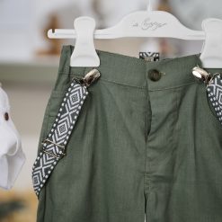 Alternative view of Βαπτιστικό Σύνολο Αγόρι La Christine 26A547 Χακί Μπεζ