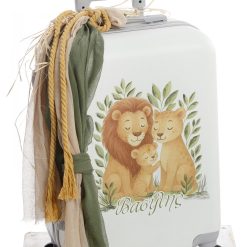 Alternative view of Σετ Βάπτισης Βαλίτσα Λιονταράκι "Lion Family Love" με Φωτιστικό LED 2614