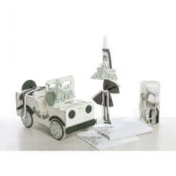 Σετ Βάπτισης Ξύλινο Αυτοκίνητο Safari jeep  "Vintage Safari Explorer" 2631