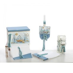 Σετ Βάπτισης Κουτί-Θρανίο "Watercolor Sailing Adventure" Ναυτικό  Ζωγραφιστό 2603
