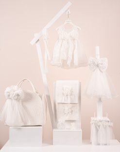 Πακέτο βάπτισης για κορίτσι Piccolino Alba ivory