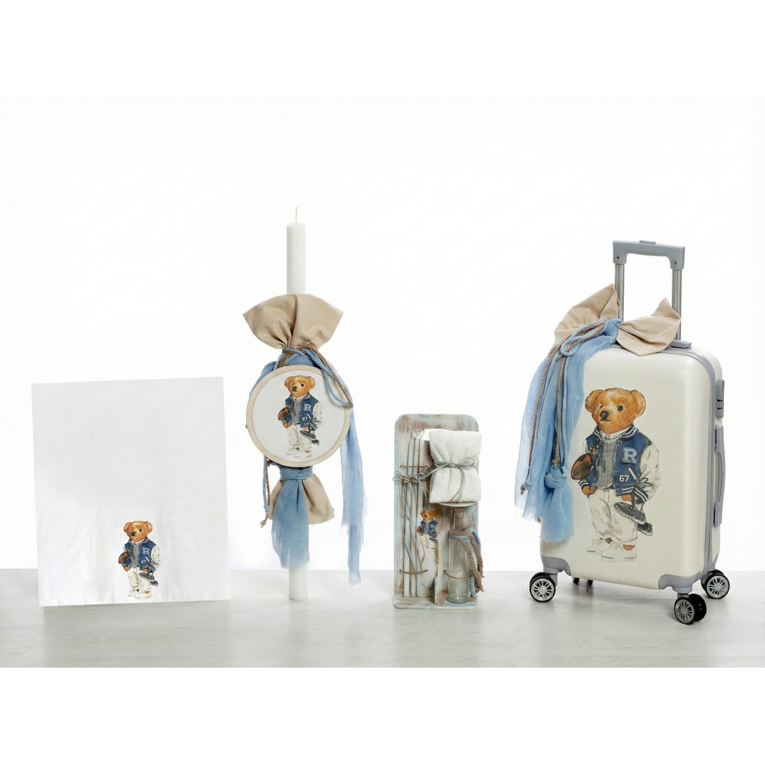 Σετ Βάπτισης Τρόλεϊ Αρκουδάκι "Polo Bear" 26201