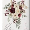 Προσκλητήριο γάμου Winter Burgundy TS7886 - Image 2