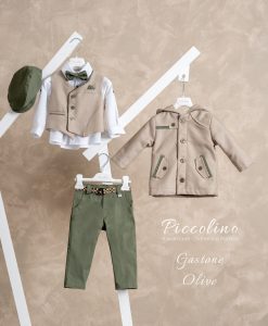 Κοστούμι Piccolino GASTONE σε χρώμα OLIVE AG26F28