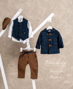 Κοστούμι Piccolino MARTINO σε χρώμα BROWN AG26F29