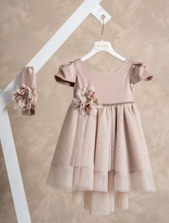 Βαπτιστικό φόρεμα Piccolino KATY CAPUCCINO DR22F53