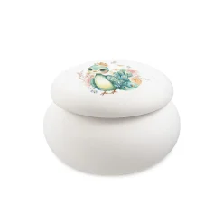Alternative view of Μπομπονιέρα Βάπτισης Macaron με θέμα Cute Peacock TS1088M
