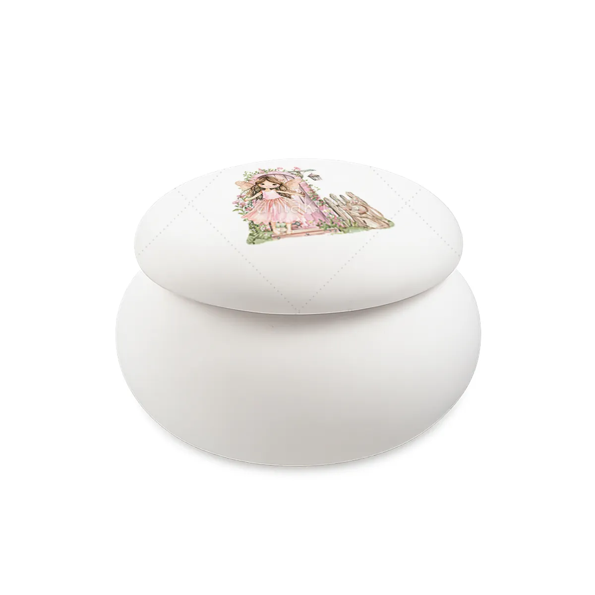 Μπομπονιέρα Βάπτισης Macaron με θέμα Fairy Garden TS927M - Image 2