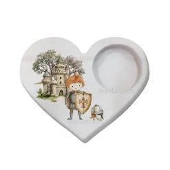 Μπομπονιέρα Βάπτισης Ρεσώ Καρδιά με θέμα  Knight Lancelot TS919R